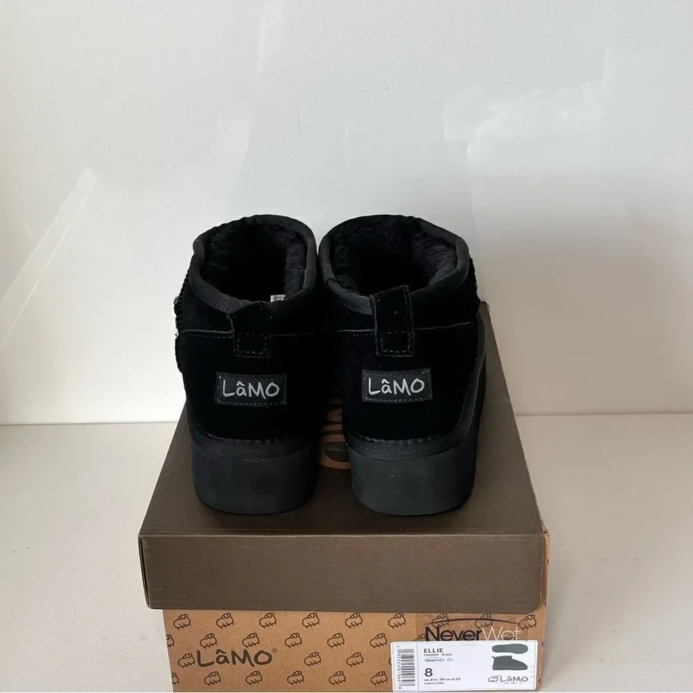 Lamo Ellie Water Resistant Suede Platform Boots